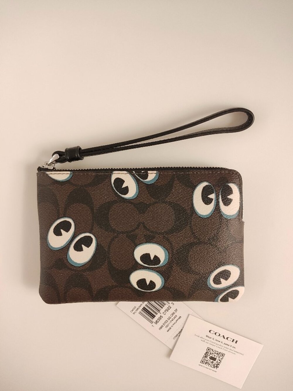 Coach Halloween Spooky Eyes Wristlet